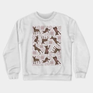 Mexican Hairless Dog Puppies Crewneck Sweatshirt